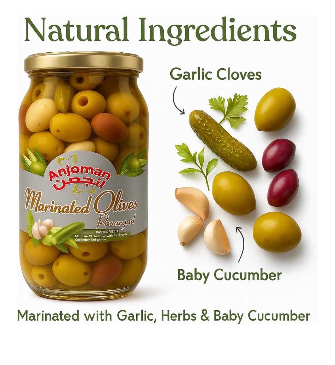 Marinated Olive (Pasargsd)960g Greece